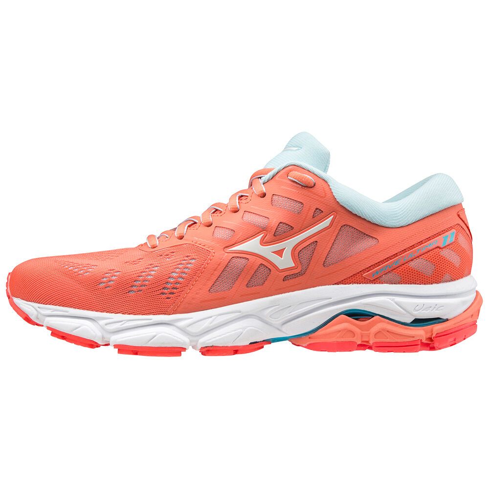 Sapatilhas Running Mizuno Wave Ultima 11 - Mulher - Coral/Branco - XZOUP3502